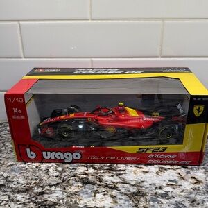 Bburago 1/18 Formula F1 Racing Die-cast Car Ferrari SF23 #55 Carlos Sainz